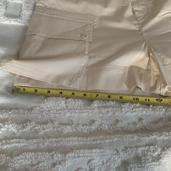 NWT Ralph Lauren Shorts: Cream Color, Front & Back Pockets, Waist Ties, 8P - Picture 14 of 14